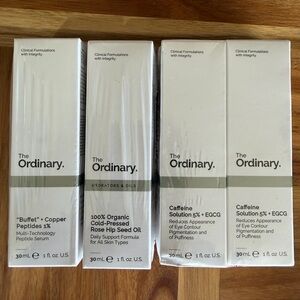 NIB THE ORDINARY SKINCARE BUNDLE SERUM FACE CARE BUNDLE 4 BOTTLES